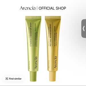 Green Vitamin C Booster Serum Tube - Lightweight Facial Treatment 2 pcs